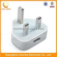 USB travel wall charger for Apple iPhone iPad Samsung Blackberry HTC