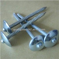 zinc-plated roofing nails