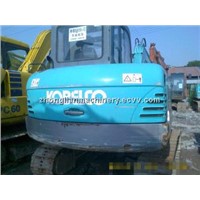 Used Kolbelco SK55-C Mini Crawler Excavator