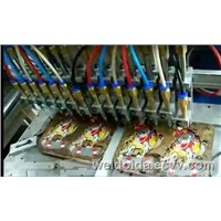 automatic  liquid dropping machine for PVC key chain