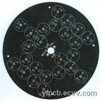 Black Soldmask Aluminum PCB with 2oz Copper Thickness