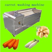 carrot washing and peeling machine
