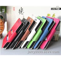 cellphone leather cover for Samsung Galaxy SII,cellphone case,mobile phone case