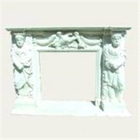 marble fireplace
