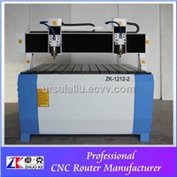multi spindle advertising cnc engraving machine ZK-1212