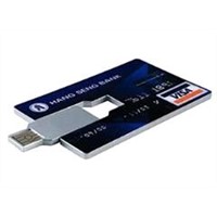 promotional gift credit card shaped usb flash memory