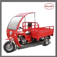 semi closed cabin cargo tricycle triciclo/150cc 200cc cargo tricycle/ cheap tricycle