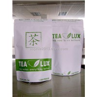 stand up tea bag pouch with zipper