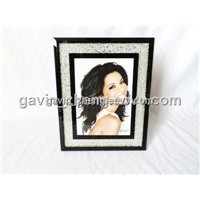 balck glass swarovski photo frame
