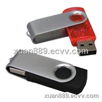 wholesale customer logo printing swivel USB flash drive pendrive USB flash 1GB to 32GB