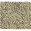 Leopard grain printed flannel fabric