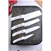 Zirconium Ceramic Kitchen Knife with flower pattern