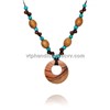 vietnam wood necklace, wooden necklace, shell necklace, horn necklace, ceramic necklace