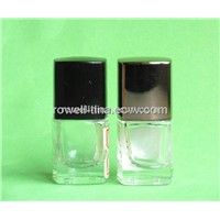 5ml square glass nail polish bottle with plastic cap wholesale xuzhou