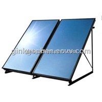 Blue collector solar thermal forced system