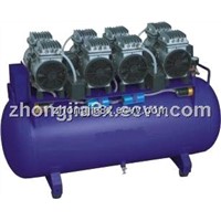 CE powerful  1 for 6 dental oil free air compressor kj-3200