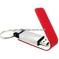 China Supplier 1GB 8GB 4GB 16GB Real  Leather USB Flash Stick