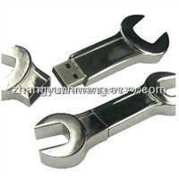 Metal wrench portable customized logo usb flash drive