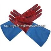 Reinforced cuff PVC GLOVES FOR FINSHING GSP0921