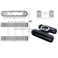 10 Ton Drilling Rig Steel Crawler Undercarriage (Steel Track)