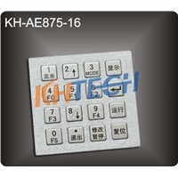 16Keys stainless steel kiosk keypad