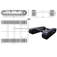 20 Ton Steel Track System (Steel Track Undercarriage)