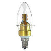 3w LED candle light bulb dimmable E14 warm white
