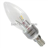 5W LED Candle Light ( Tranparent cover, Dimmable available)