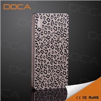 6500mAh external Power Bank with leopard color for Samsung HTC blackberry