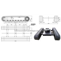 6 Ton Rubber Crawler Undercarriage (Rubber Track Chassis)