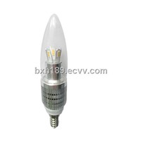 7W LED candle light clear