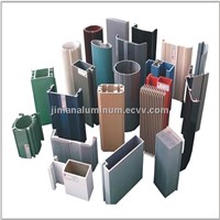 Aluminum window extrusion profile with customized surface treatment