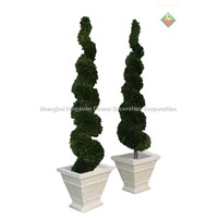 Boxwood Topiary (spiral) Artificial plants&trees