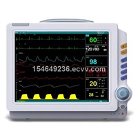 CE, 12.1 inch patient monitor, 6-parameters, NIBP,SPO2,TEMP,RESP,ECG,PR