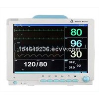 CE / 15 inch patient monitor, NIBP,SPO2,TEMP,RESP,ECG,PR
