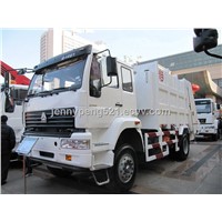 CHINA SINOTRUCK HOWO 4x2 Garbage Truck 266hp Euro II