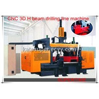 CNC 3D beam drilling line machine for steel structure