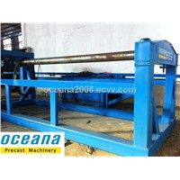 Concrete Pipe Machine of Roller Suspension Type 1050x2440mm with Flat Joint