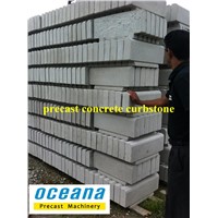 Curbstone Block Mould of Plastic Material for Road Construction