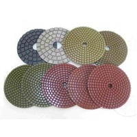 Diamond polishing pad