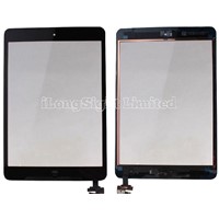 For iPad mini digitizer touch screen with IC Connector adn home button Assembly -Black