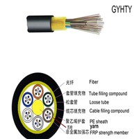 GYFTY FRP center strength member fiber optic cable made in china