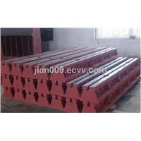 High Precision Cast Iron T-Slotted Floor Clamping Rails Rail And Floor Skid