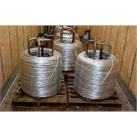 High tensile automatic baling wire for baling machines