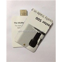 Paper Creidt Card 2GB 4GB 8GB USB Flash Memory Drive