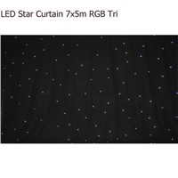 LED Star Curtain RGB Tri (6x4m)
