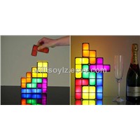 Led Constructible Tetris Desk Lamp Light