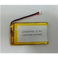 Li-polymer 053759 1000mAh 3.7V Battery