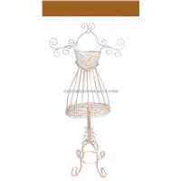 Metal Dress Form Jewelry Organizer, Mannequin Earring Display Stand