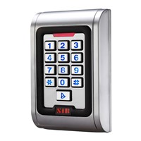 Metal access control keypad in door use S100EM